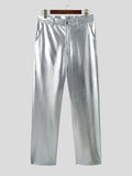 Ceekoo Mens Shiny Metallic Stretchy Night Club Pants