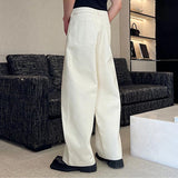 Ceekoo Three-dimensional Tailoring Stitching Wide-leg Jeans