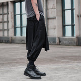 Ceekoo Mens Gothic Punk Hippie Loose Wide Leg Pants