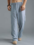 Ceekoo Men Casual Baggy Linen Pants