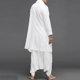 Ceekoo Mens Retro Loose Cotton Linen Yoga Suits